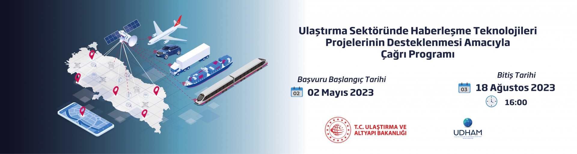 Ulaştırma Sektöründe Haberleşme Teknolojileri Projelerinin Desteklenmesi Amacıyla Çağrı Programı