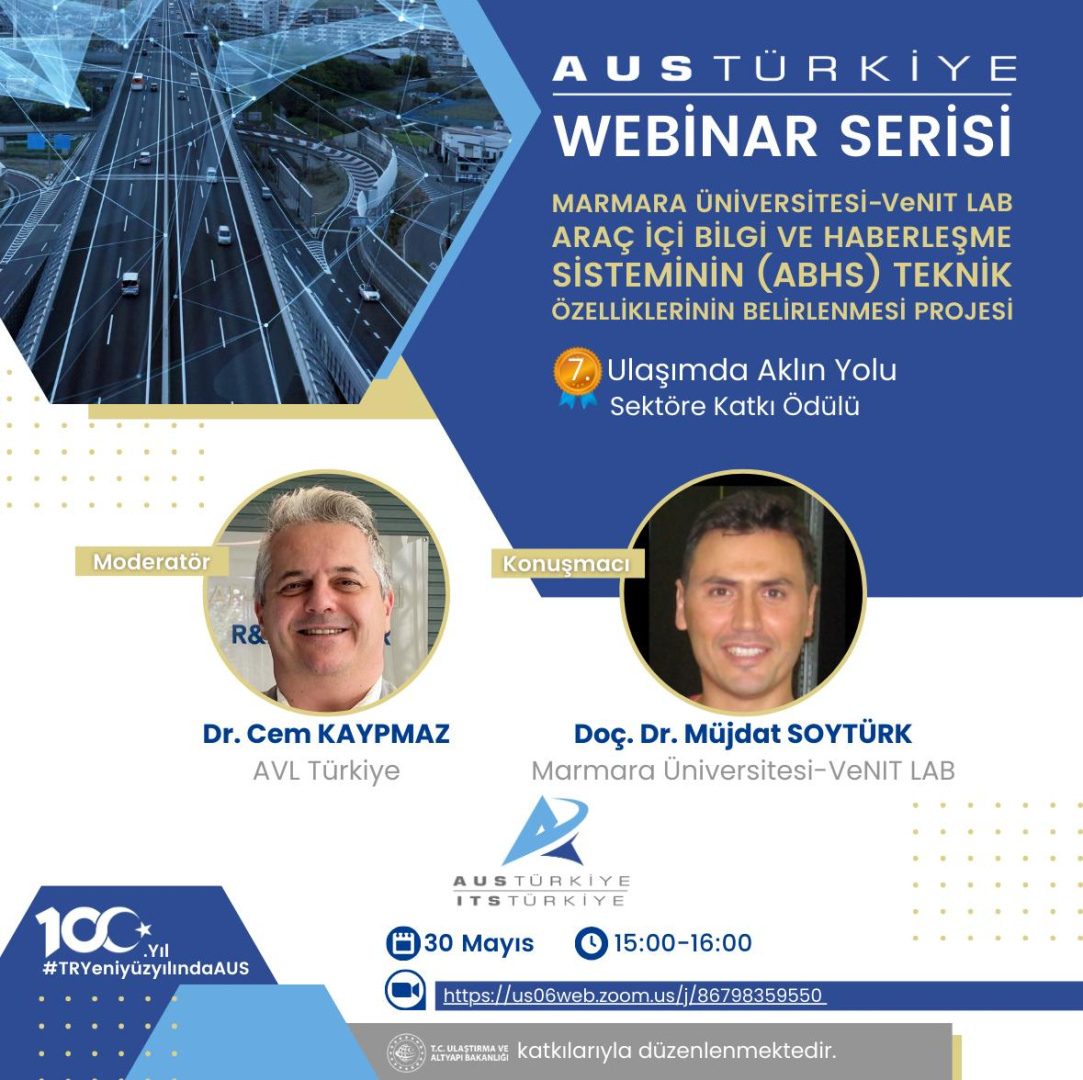 Marmara Üniversitesi / Venit Lab Araç İçi Bilgi ve Haberleşme Sisteminin (ABHS) Teknik Özelliklerinin Belirlenmesi Projesi