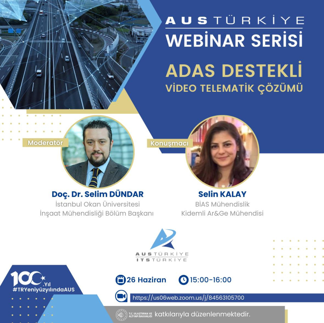 AUS Türkiye Webinar Serisi: ADAS Destekli Video Telematik Çözümü
